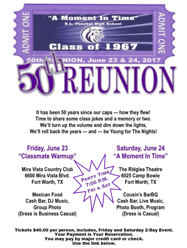 reunion invitation